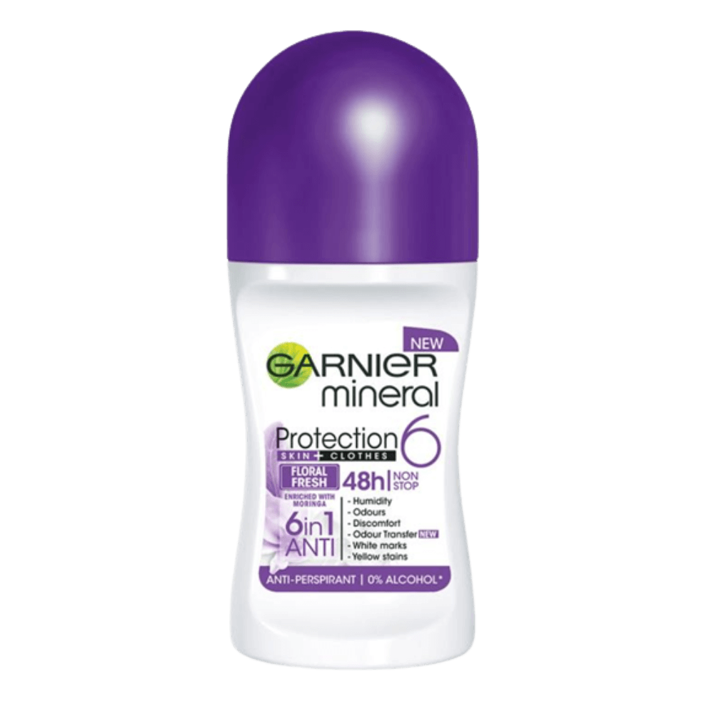 Garnier Mineral Protection 6 Anti-Perspirant Roll- On Floral Fresh 50ml